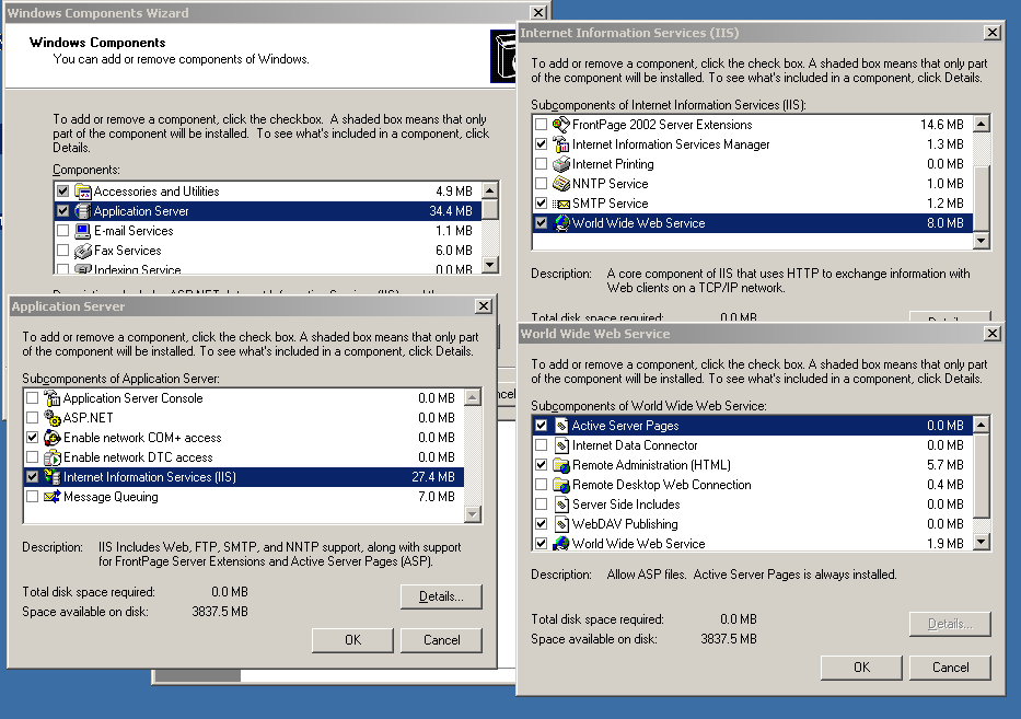 IIS 6 WebDAV extension installation