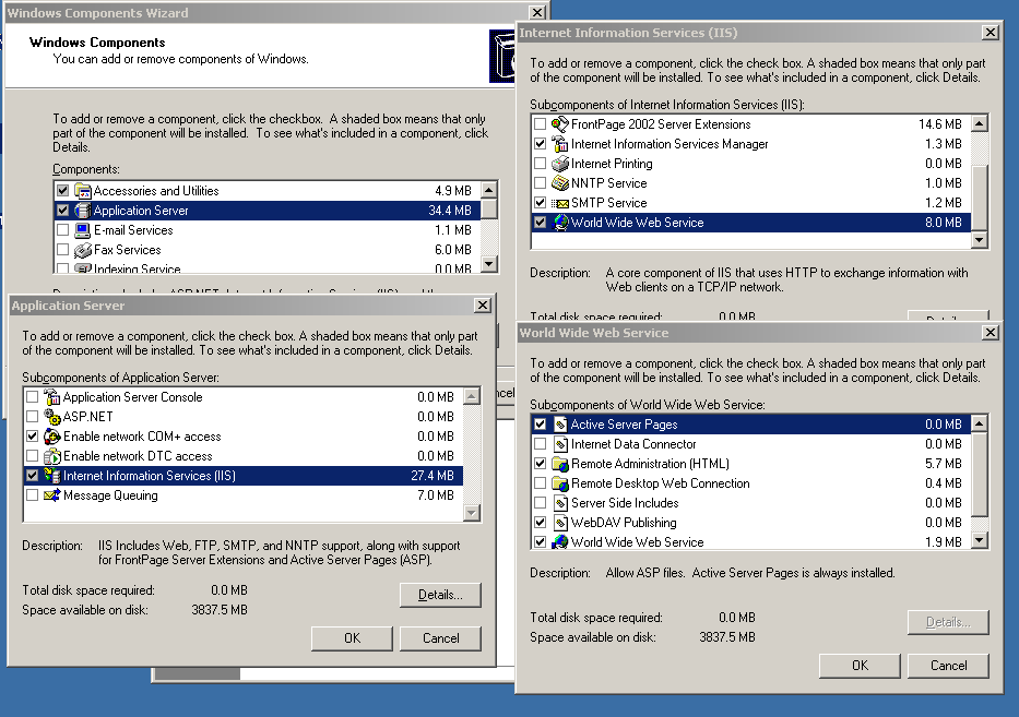 Set Default Programs Windows Server 2003