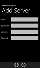 Windows Phone add server