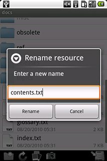 WebDAV Navigator for Android
