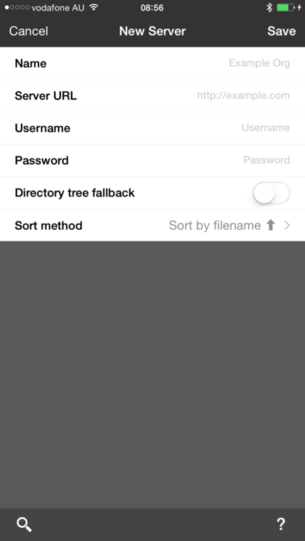 WebDAV iPhone Client