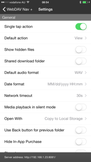 WebDAV iPhone Client